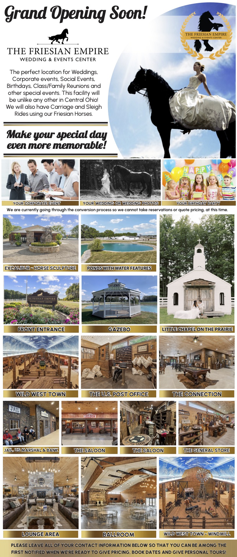 The Friesian Empire Wedding And Events Center